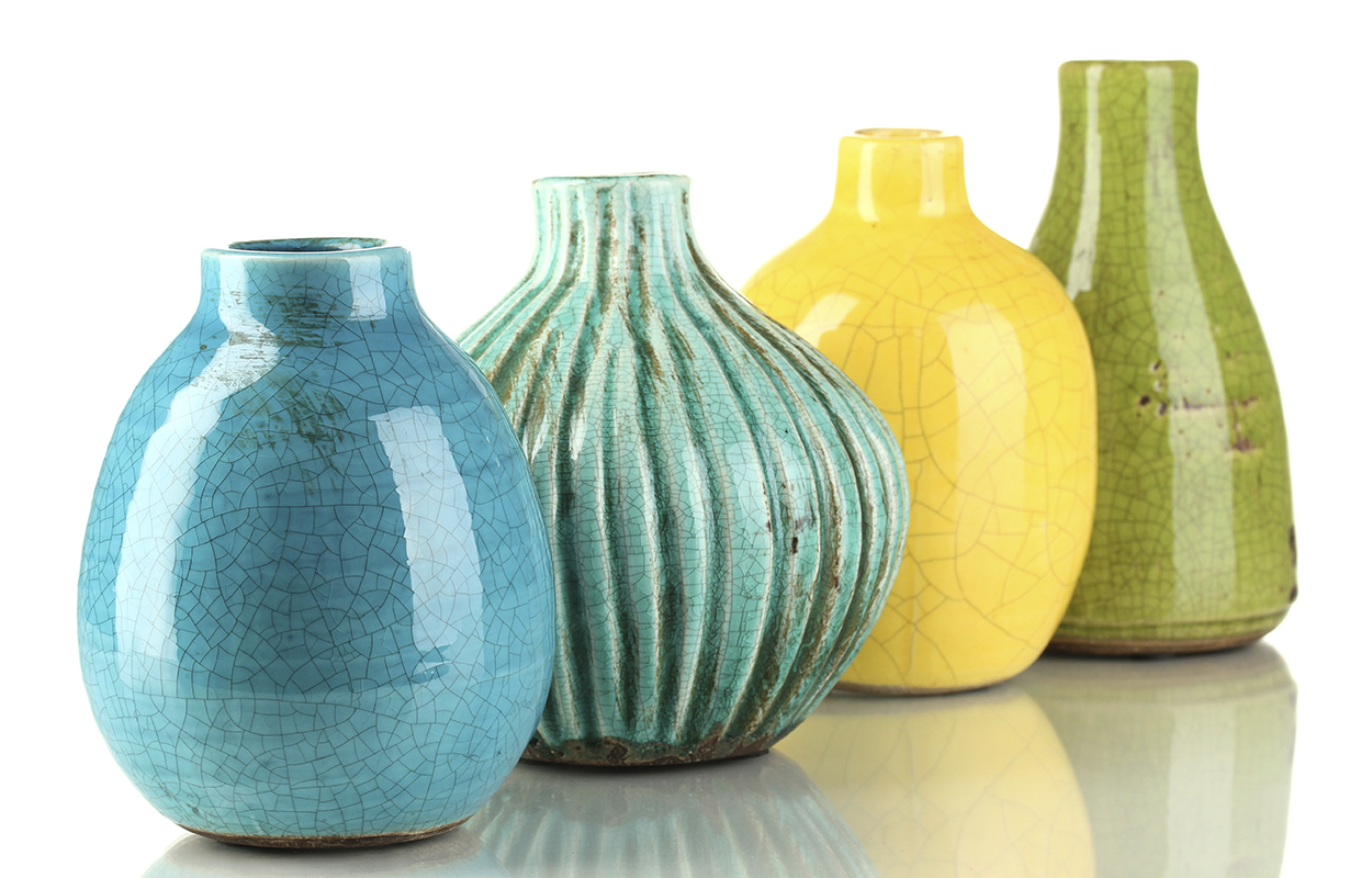 KERAMIK VASER I LOGOFARVER